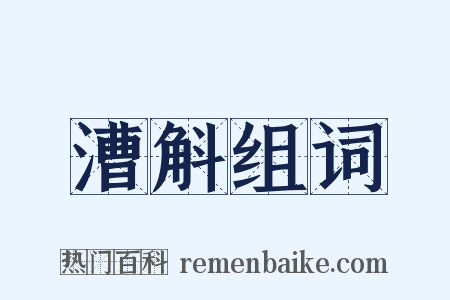 漕斛组词是什么意思的图片